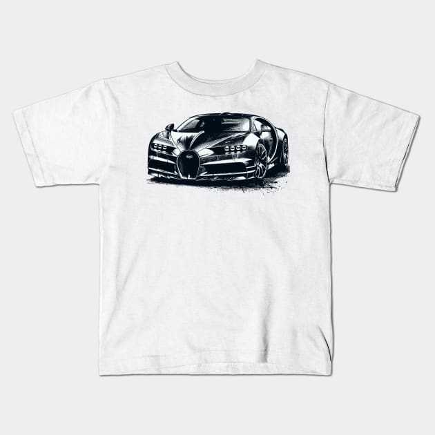 Bugatti Chiron Kids T-Shirt by Vehicles-Art